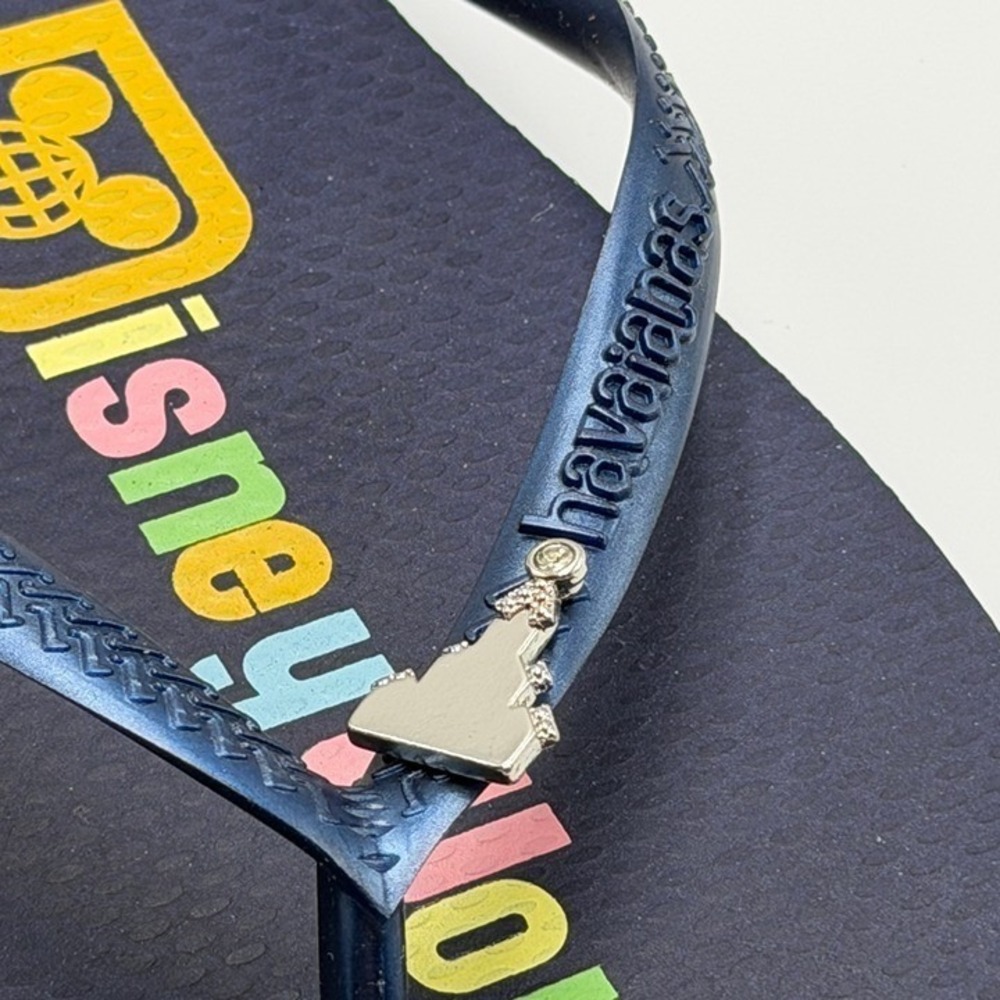 LAST PAIR!  DSNY0018 W's 9/10 Disney x Havaianas WDW flip flops / sandals